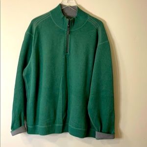 Tommy Bahama Reversible 1/4 zip sweater